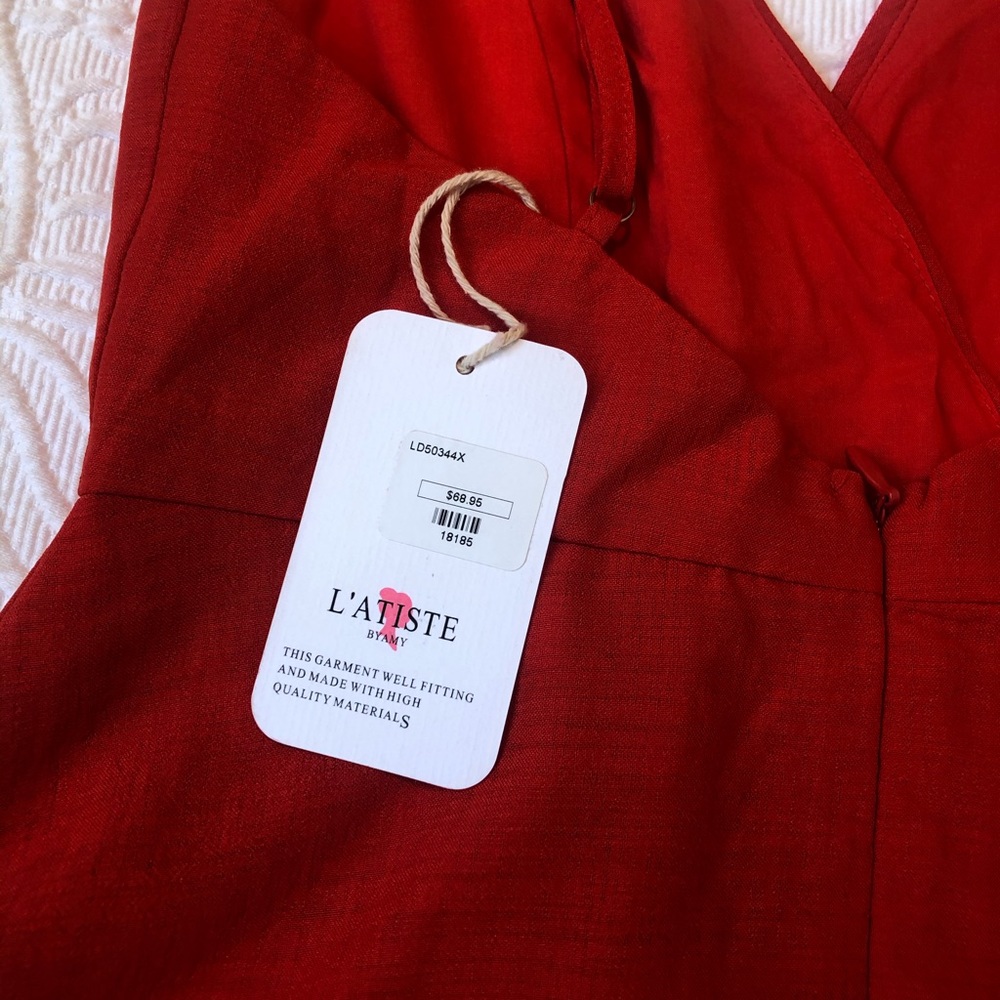 NWT Red Romper - Picture 5 of 7